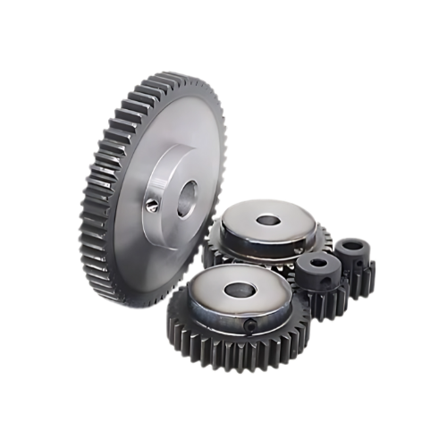 Roue dentée et pignons de transmission